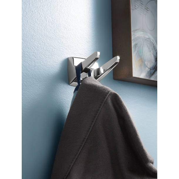 635HD Moen Donner 60" Straight Fixed Shower Curtain Rod & Reviews